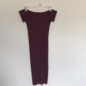 Off the shoulder bodycon